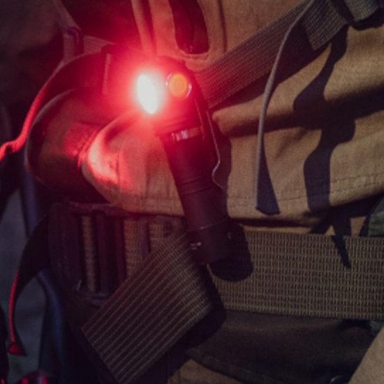 Lampe frontale Armytek F06901C Wizard C2 WR blanc froid et rouge