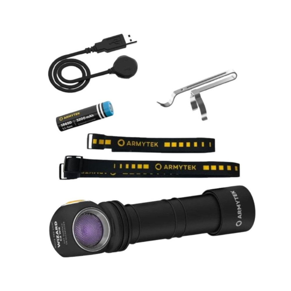 Lampe frontale Armytek Wizard C2 WUV F08901UF UV