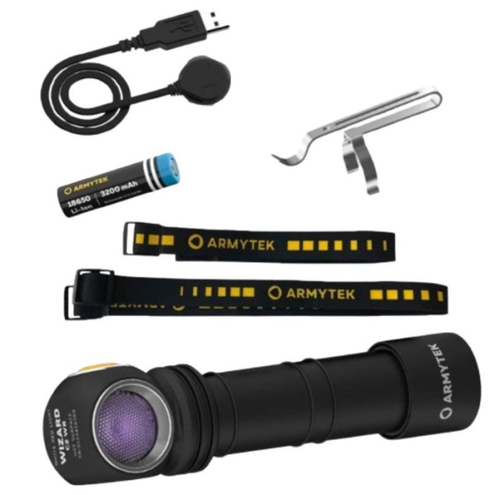 Lampe frontale Armytek Wizard C2 WUV F08901UF UV