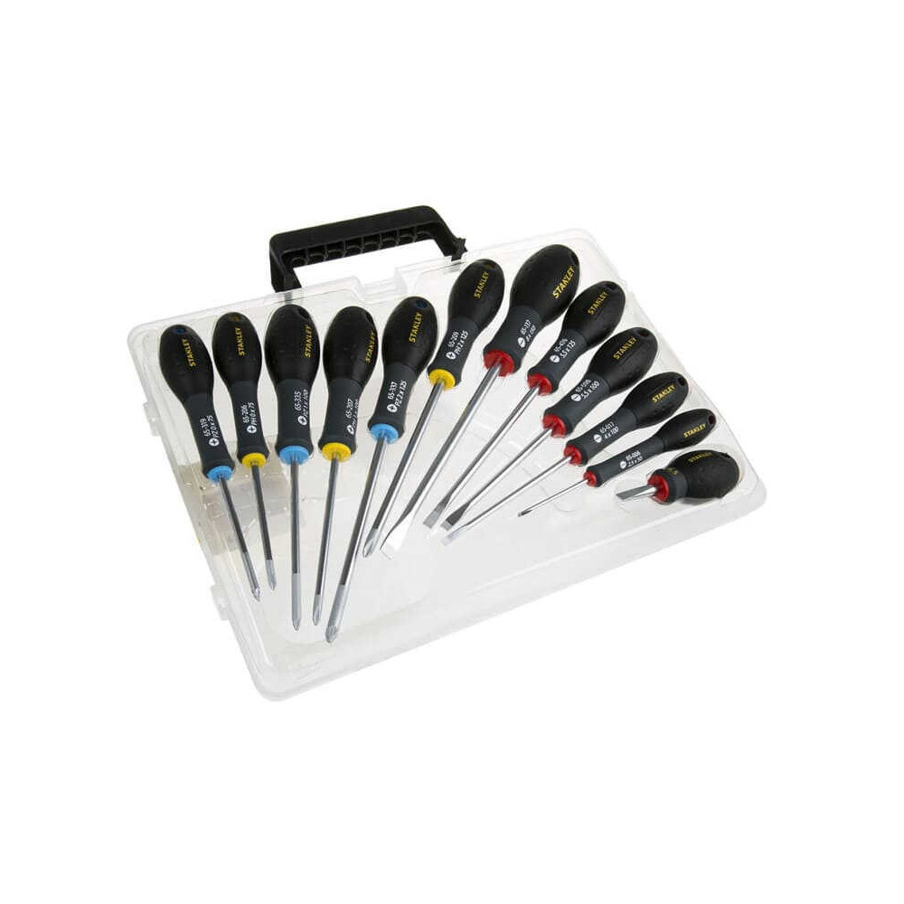 Jeu de 12 tournevis électricien FATMAX Stanley 5-65-426