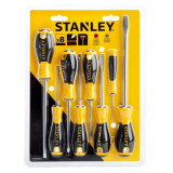Jeu de 8 tournevis plats et Phillips Stanley STHT0-60210