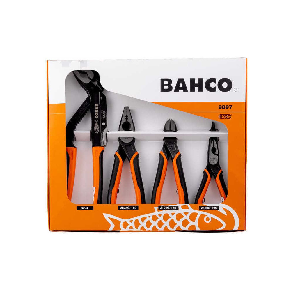 Jeu de 4 pinces ERGO Bahco BAH9897