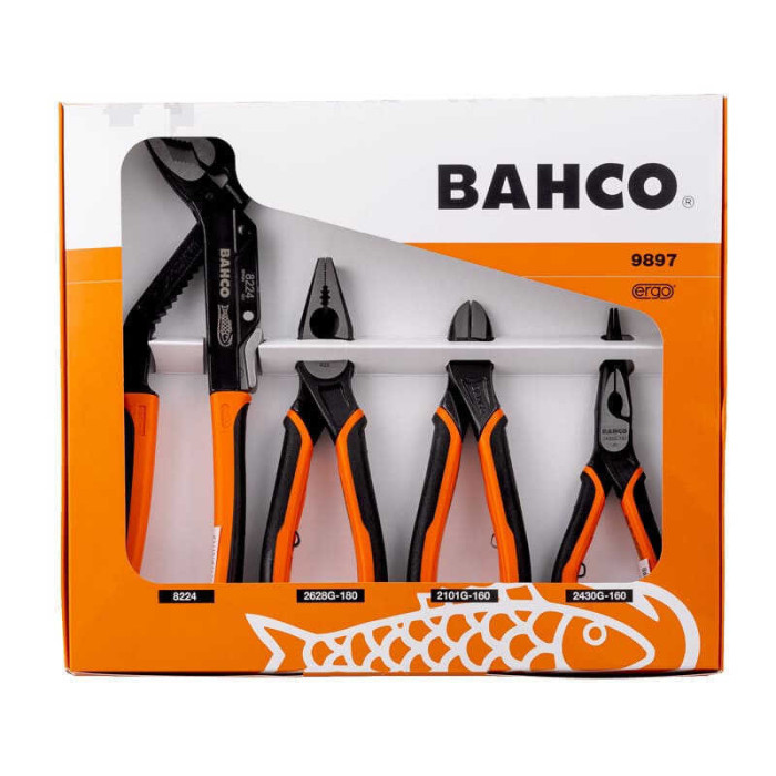 Jeu de 4 pinces ERGO Bahco BAH9897