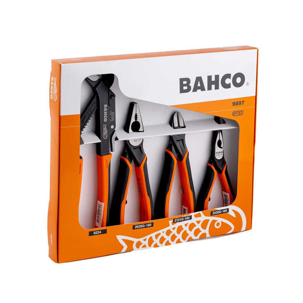 Jeu de 4 pinces ERGO Bahco BAH9897