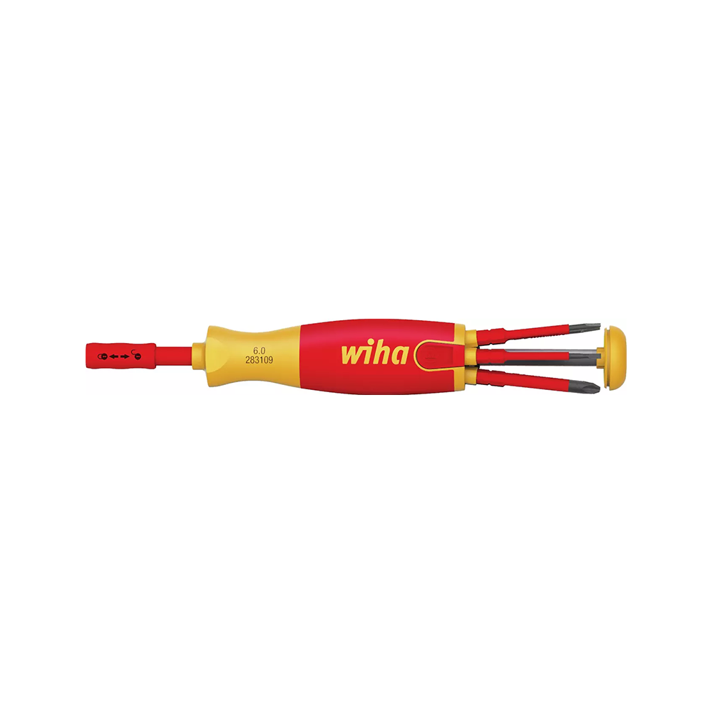 Tournevis isolé Wiha LiftUp 38613 6 embouts slim