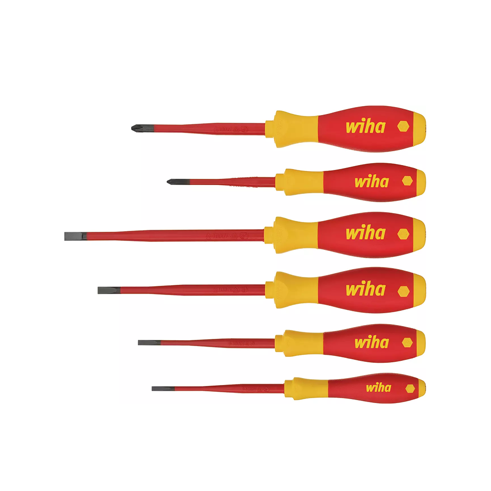 Jeu 6 tournevis isolés Wiha slimFix 35389