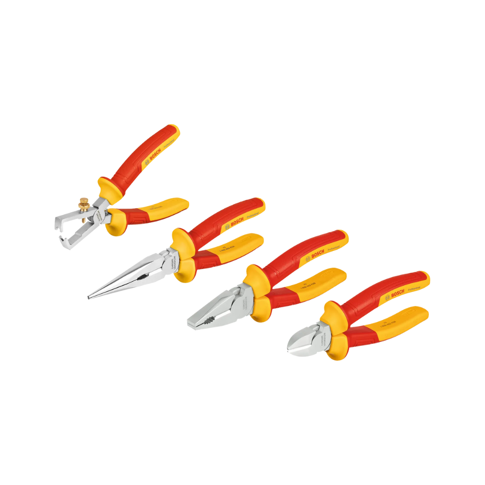 Jeu de pinces VDE 4 pièces Bosch 1600A02NG1