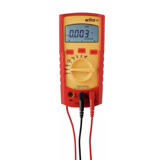 Multimètre numérique Wiha 45218 600 V AC/DC