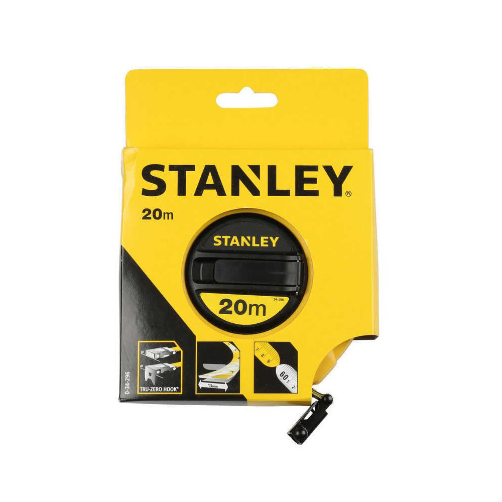 Mesure longue fibre de verre 20 m Stanley 0-34-296