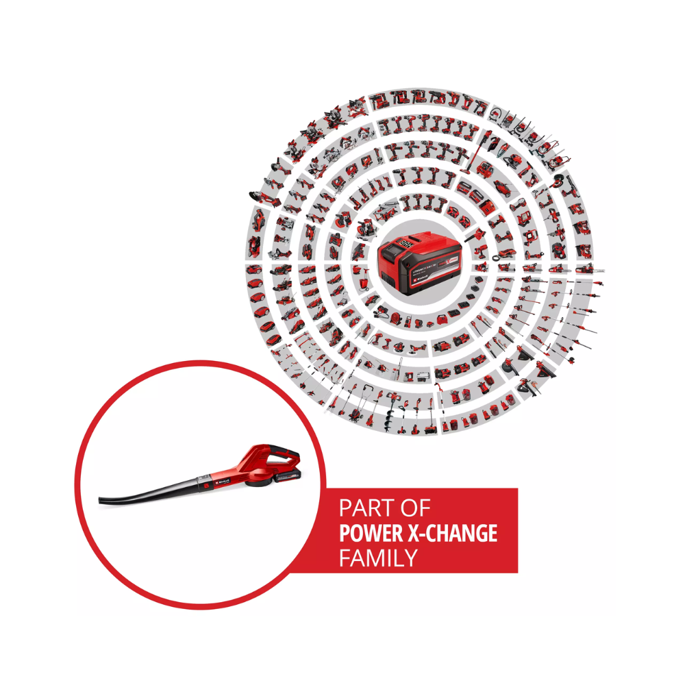 Souffleur Einhell GC-CL 18 Li E Kit 18V 2,0 Ah