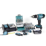 Perceuse à percussion Makita DHP453RFX2 96 accessoires HT