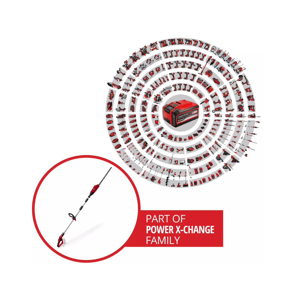 Taille-haie Einhell téléscopique GE-HH 18/45 Li T-Solo