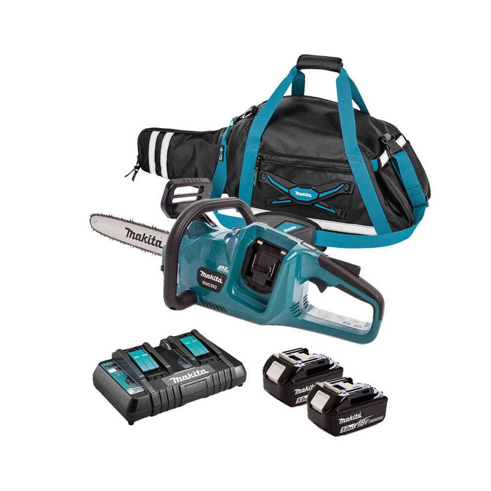Tronçonneuse Makita DUC353PT2X 36V avec sacoche