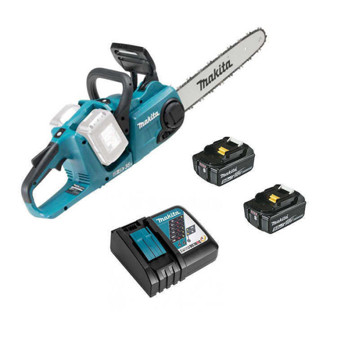 Tronçonneuse Makita DUC353RT2 36V 35 cm 2 x 5,0 Ah