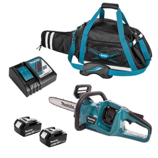 Tronçonneuse Makita DUC353RT2X 36V 35 cm 2 x 5,0 Ah