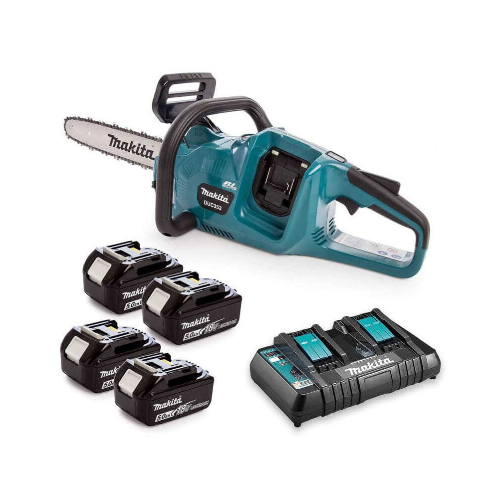 Tronçonneuse Makita DUC353PT4 36V 4 x 5,0 Ah