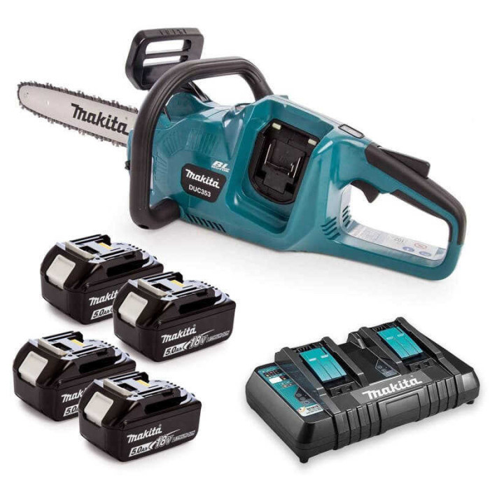 Tronçonneuse Makita DUC353PT4 36V 4 x 5,0 Ah