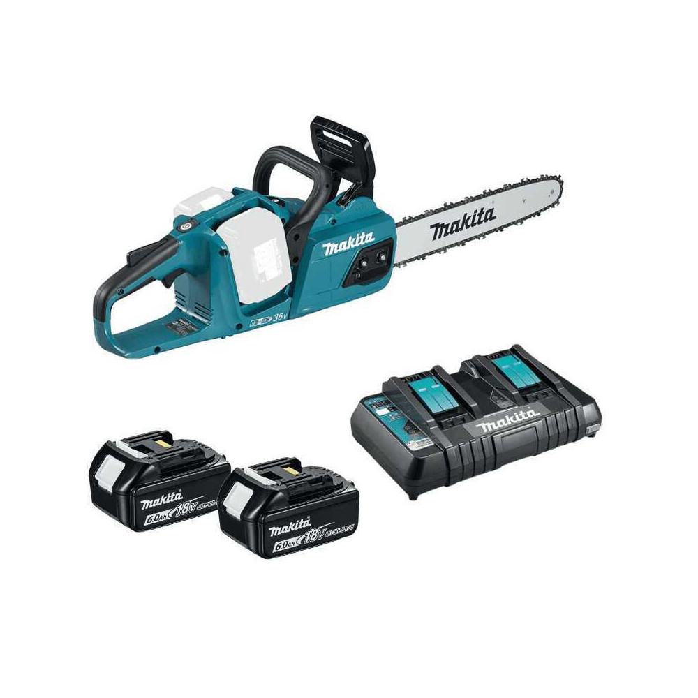 Tronçonneuse Makita DUC355PG2 36V 2 x 6,0 Ah