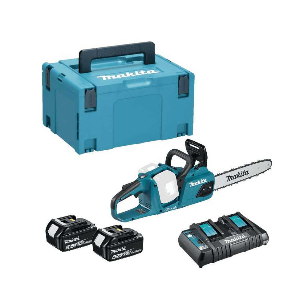 Tronçonneuse Makita DUC355PG2J 2 x 6,0 Ah Makpac