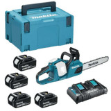 Tronçonneuse Makita DUC355PG4J 4 x 6,0 Ah Makpac