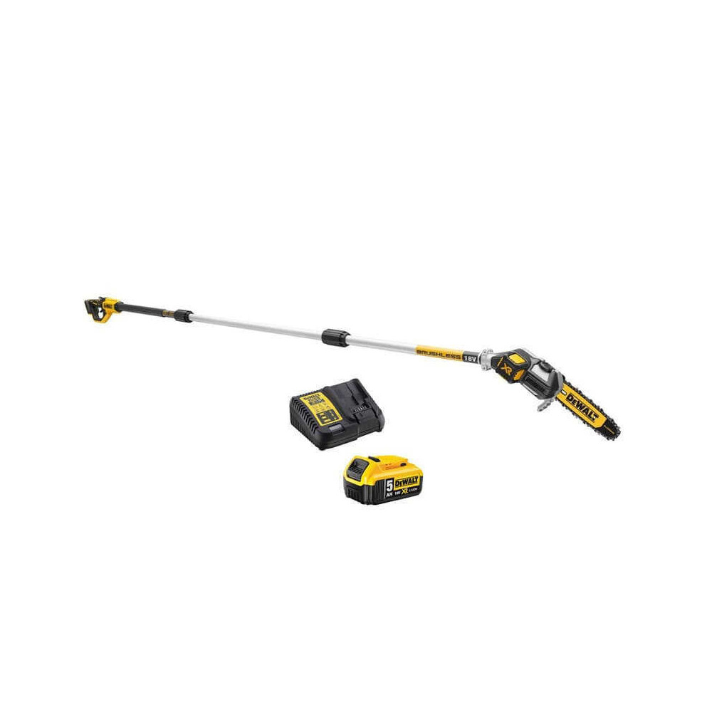 Élagueuse sur perche DeWalt DCMPS567P1-QW 18V 5,0 Ah