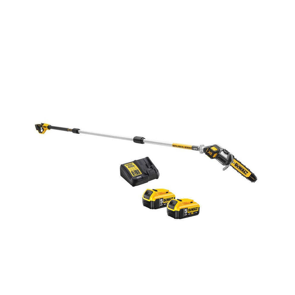 Élagueuse sur perche DeWalt DCMPS567P2-QW 2 x 5,0 Ah
