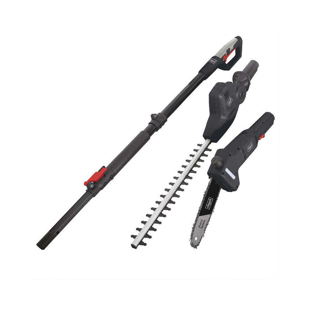 Taille-haie élagueuse 2 en 1 Scheppach 5910507904