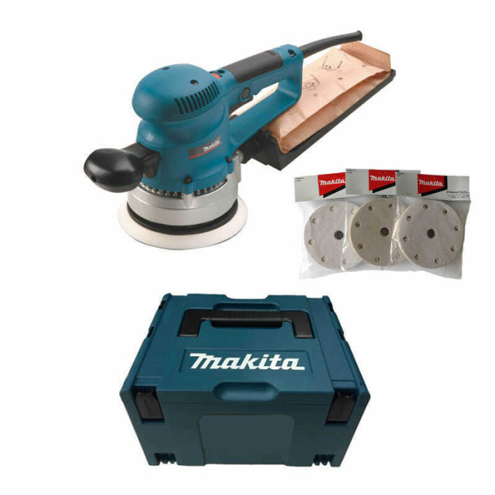 Ponceuse excentrique Makita BO6030JX 310 W Ø150