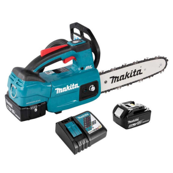Tronçonneuse d'élagage Makita DUC254RT2 18V 2 x 5,0 Ah