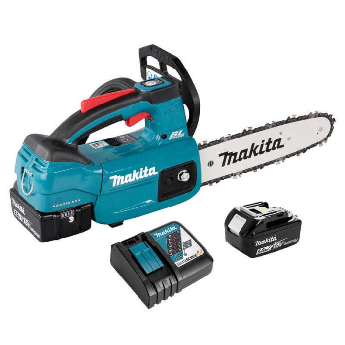 Tronçonneuse d'élagage Makita DUC254RT2 18V 2 x 5,0 Ah