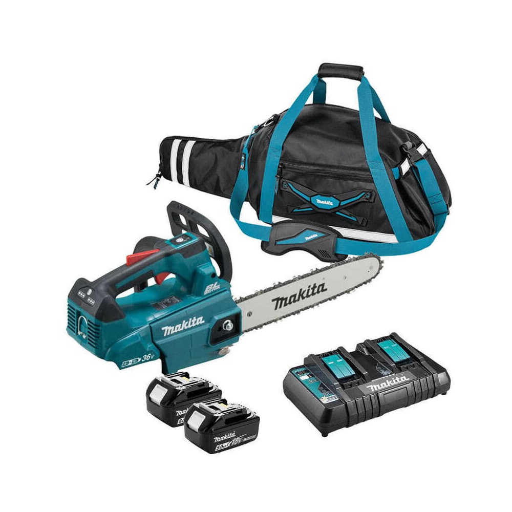 Tronçonneuse d'élagage Makita DUC306PT2BX 36V + sac