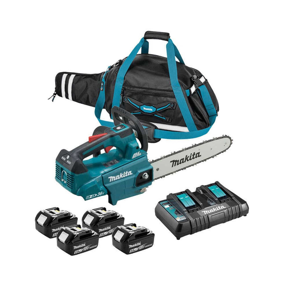 Tronçonneuse d'élagage Makita DUC306PT4BX 4 x 5,0 Ah