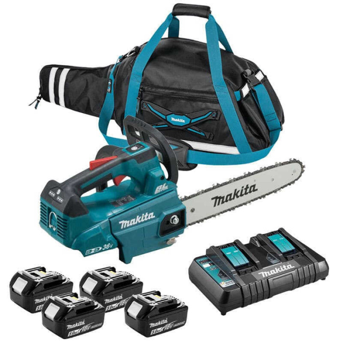 Tronçonneuse d'élagage Makita DUC306PT4BX 4 x 5,0 Ah