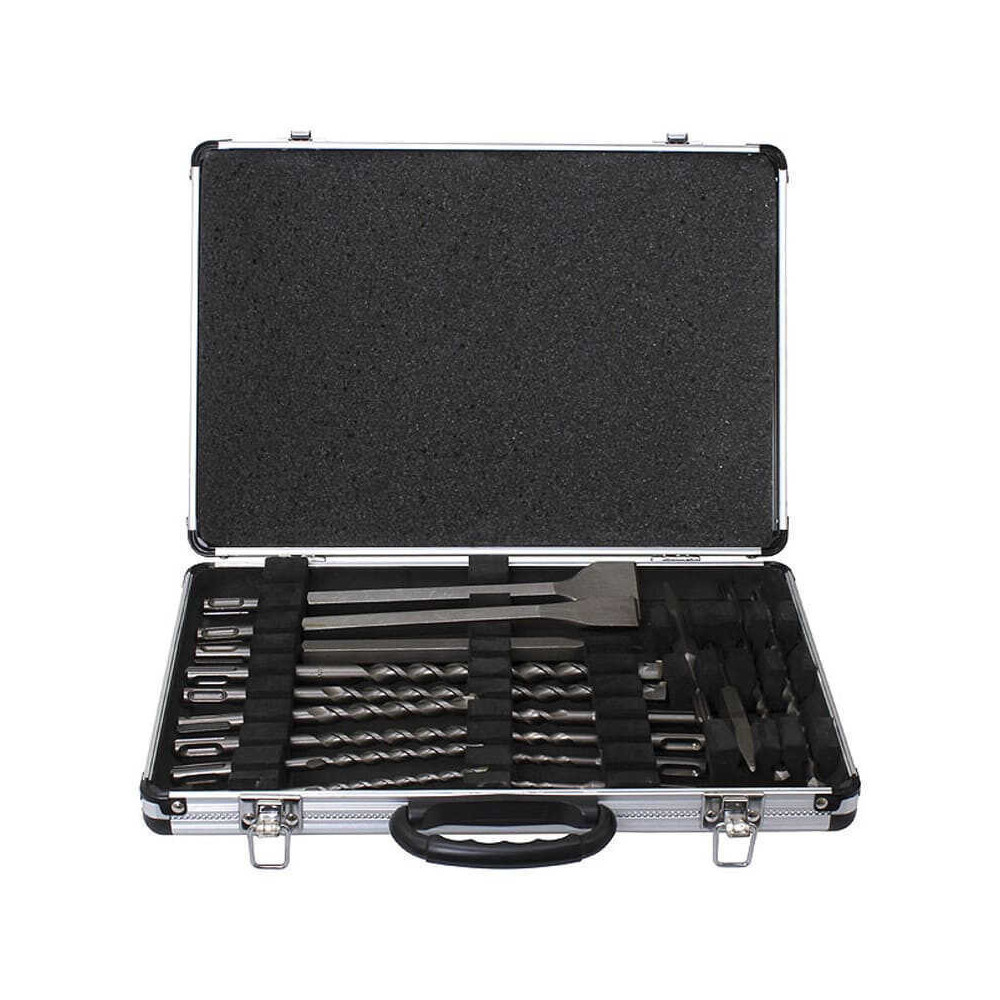 Coffret 12 forets et 5 burins SDS-Plus Makita D-19180