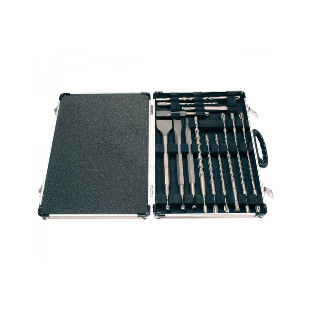 Coffret 12 forets et 5 burins SDS-Plus Makita D-19180