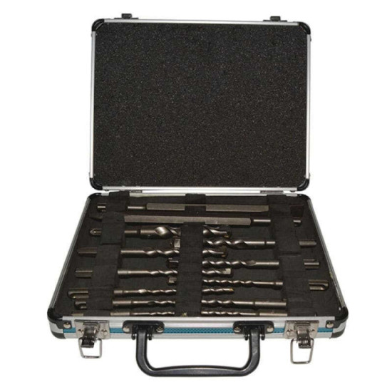 Coffret 11 Forets et 2 Outils Burinage Makita D-42400