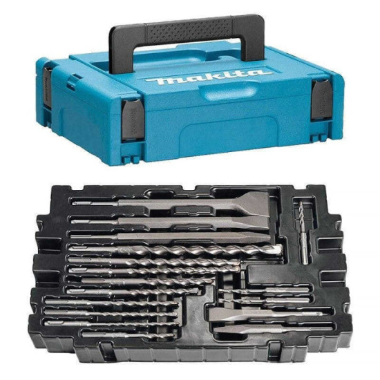Coffret MAKPAC 12 Forets et 5 Outils Makita B-52059