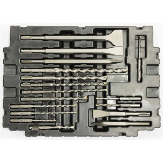 Coffret 17 forets et burins SDS-Plus Makita E-17790
