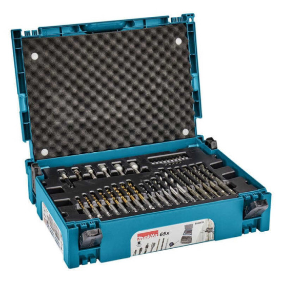 Coffret MAKPAC 65 pcs SDS-PLUS Makita B-69478