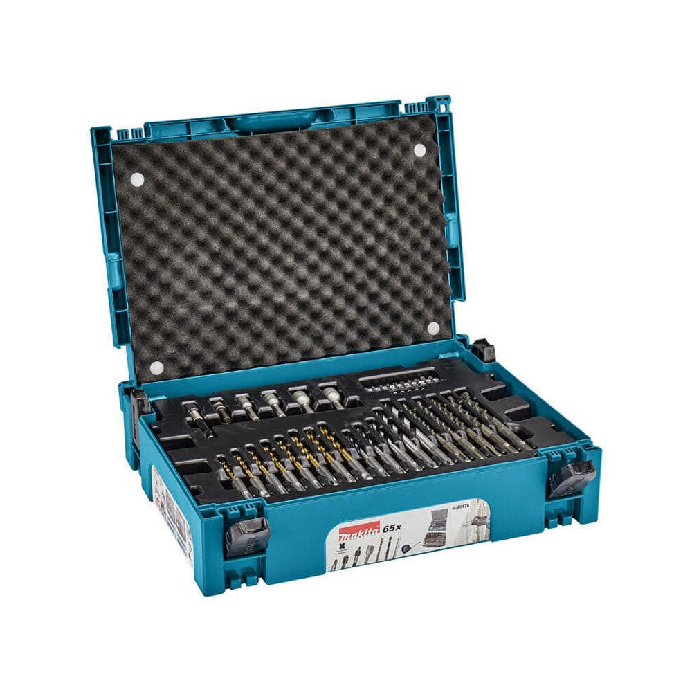 Coffret MAKPAC 65 pcs SDS-PLUS Makita B-69478