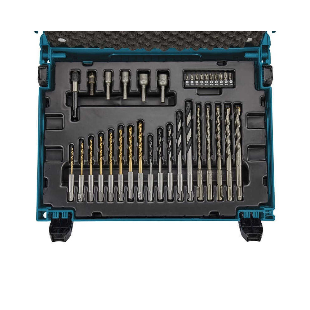 Coffret MAKPAC 65 pcs SDS-PLUS Makita B-69478