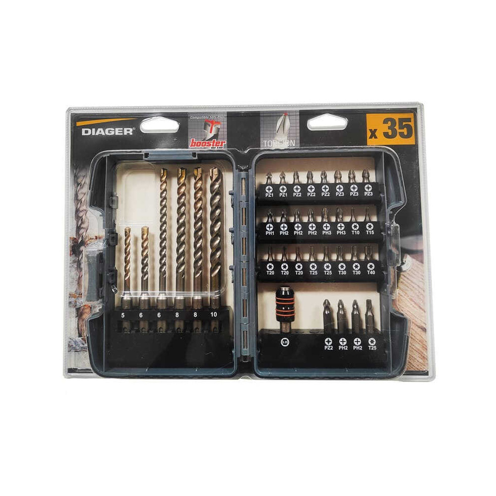 Coffret de forets SDS-Plus embout Diager 108B