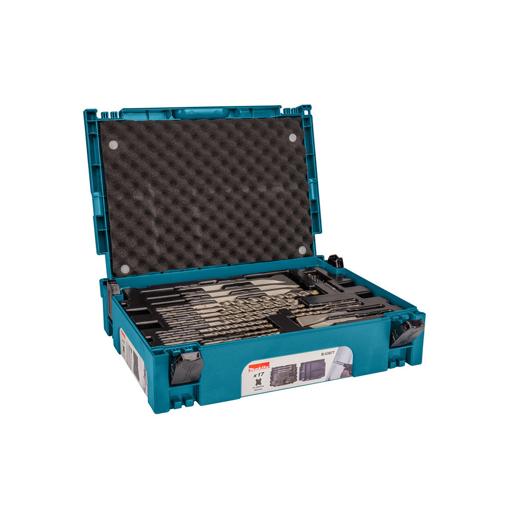Coffret forets et burins SDS 17PCS makpac Makita B-53877