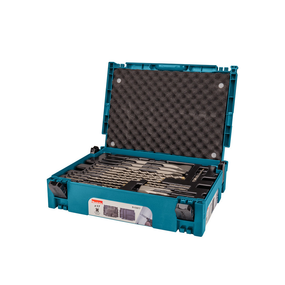 Coffret forets et burins SDS 17PCS makpac Makita B-53877
