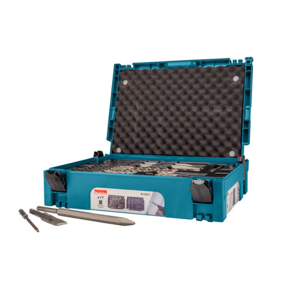 Coffret forets et burins SDS 17PCS makpac Makita B-53877