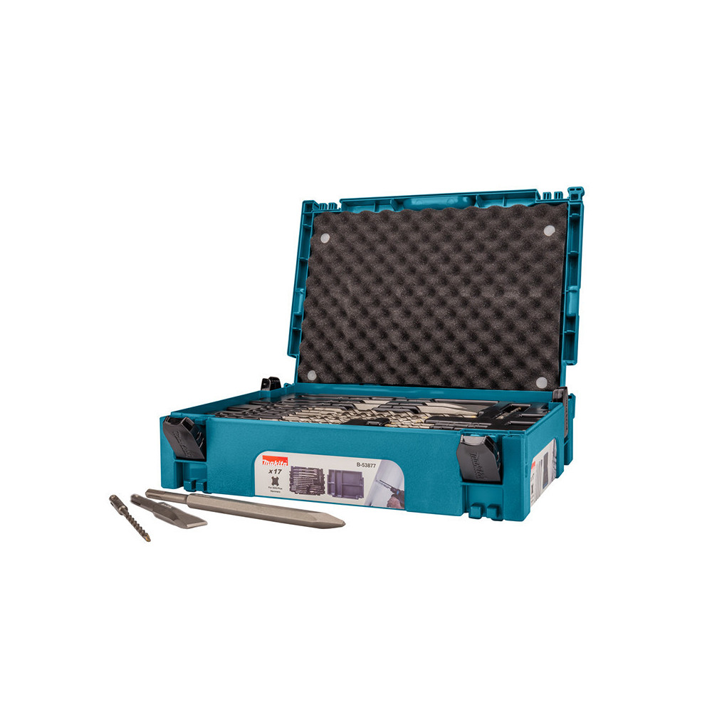 Coffret forets et burins SDS 17PCS makpac Makita B-53877