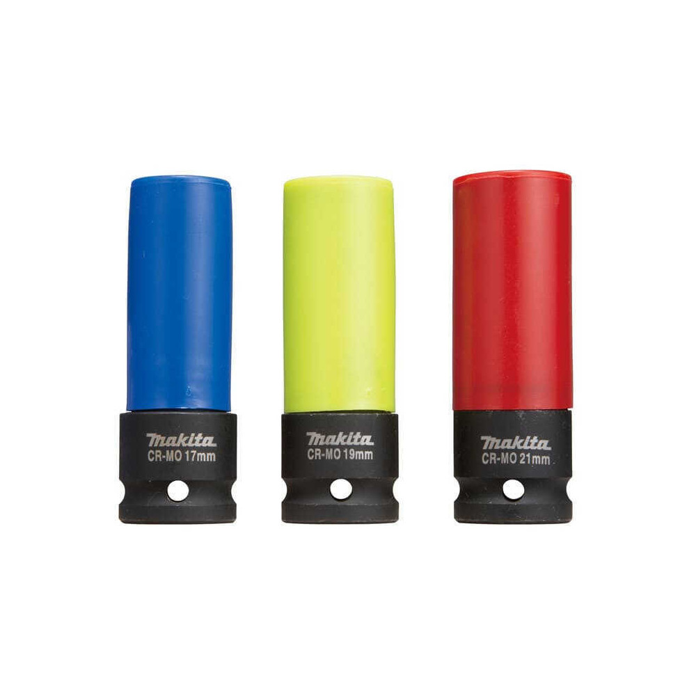 Jeu 3 douilles longues Makita E-12354