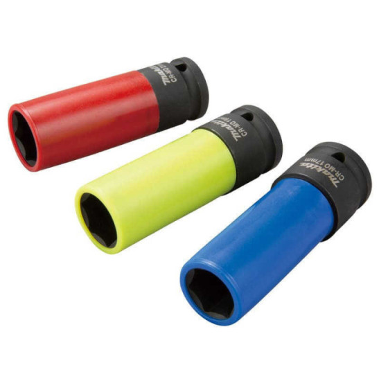 Jeu 3 douilles longues Makita E-12354