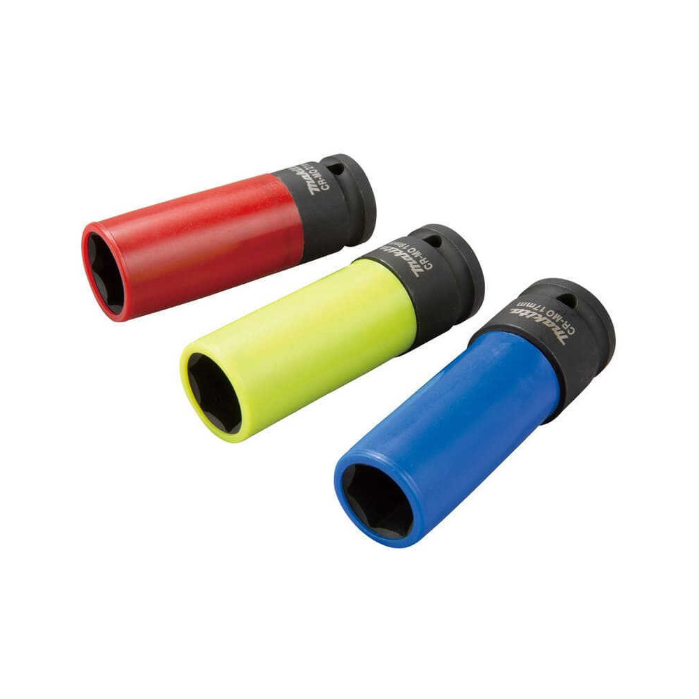 Jeu 3 douilles longues Makita E-12354