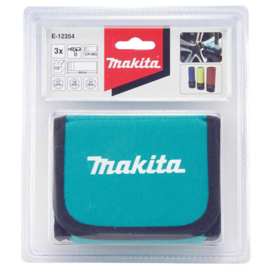 Jeu 3 douilles longues Makita E-12354